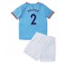 Cheap Manchester City Kyle Walker #2 Home Football Kit Children 2022-23 Short Sleeve (+ pants)